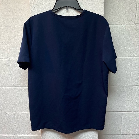 Figs Blue Short Sleeve Tees Scrub Top - Picture 5 of 5